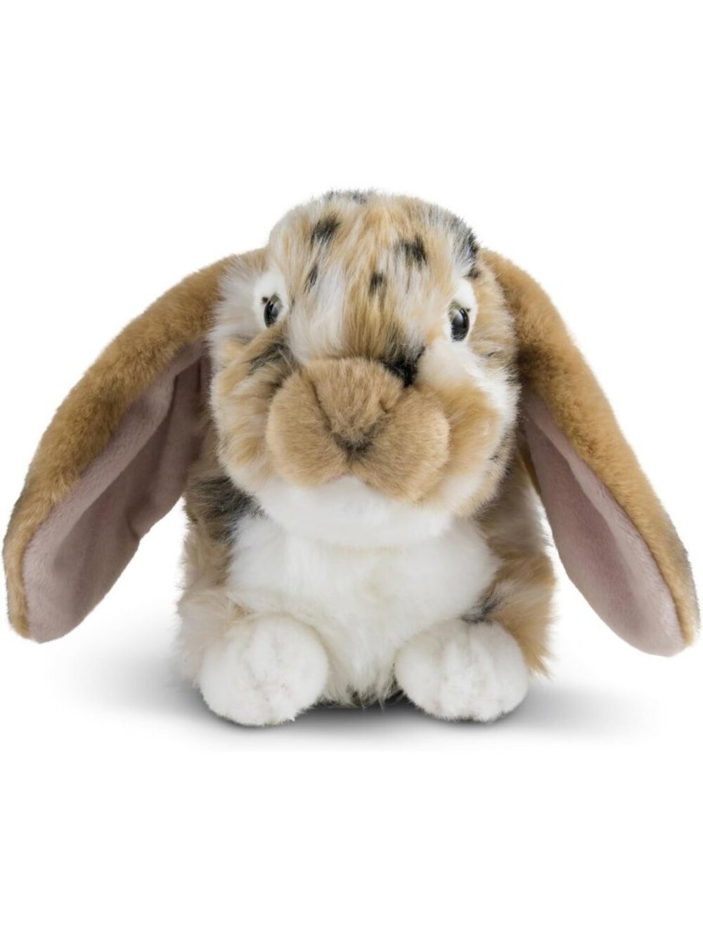 Fluffy Brown Dutch Lop Eared Rabbit Stuffed Animal | Soft 10" Toy for Kids